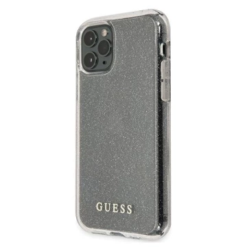 Guess GUHCN65PCGLSI iPhone 11 Pro Max srebrny/silver Hard Case Glitter