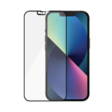 Szkło PanzerGlass E2E Microfracture für iPhone 13 /13 Pro 6,1" CamSlider Swarovsky Case Friendly AntiBacterial czarny/black 2751