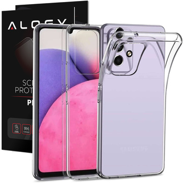 Etui silikonowe obudowa Alogy case do Samsung Galaxy A53 / A53 5G przezroczyste + Szkło