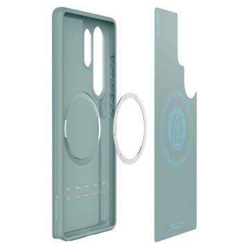 Etui für Samsung Galaxy S25 Ultra Salbeigrün Spigen Parallax Mag MagSafe