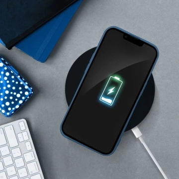 SILIKON-Hülle für Apple iPhone 15 Pro blau