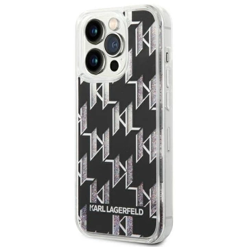 Etui Karl Lagerfeld KLHCP14LLMNMK für iPhone 14 Pro 6,1" Hardcase Liquid Glitter Monogram