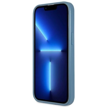 Etui Guess GUHCP13LP4TPB für iPhone 13 Pro / 13 6,1" Hardcase 4G Triangle Logo Cardslot