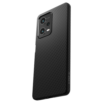 Etui Spigen Liquid Air für Xiaomi Redmi Note 12 Pro 5G / Poco X5 Pro 5G Mattschwarz