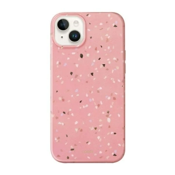 UNIQ Coehl Terrazzo Handyhülle für Apple iPhone 14 Plus 6.7" Rosa/Korallenrosa