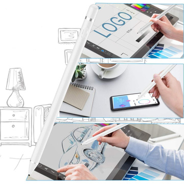 Precision Stylus Pen Active Stylus Pen für den Touchscreen des Tablets / Telefons Weiß