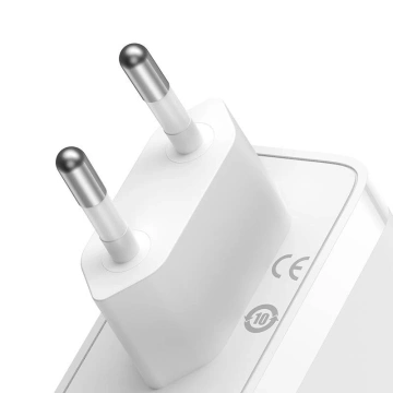 Baseus GaN5 Pro 2xUSB-C USB-Wandladegerät, 140 W (weiß)