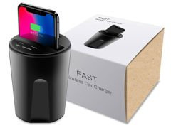 Ładowarka samochodowa bezprzewodowa indukcyjna 2.4A na kubek