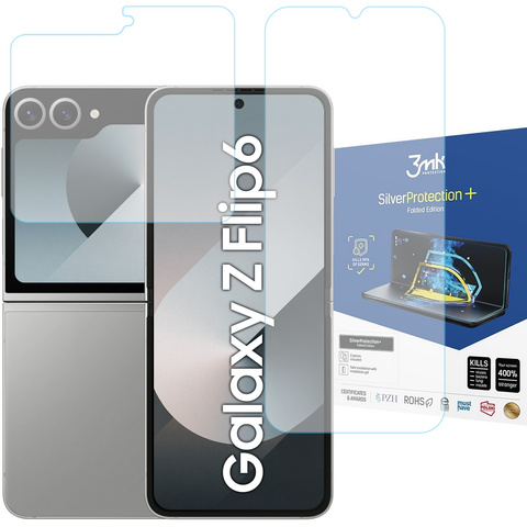 Folia  antywirusowa na ekran telefonu 3mk SilverProtection+ Folded Edition do Samsung Galaxy Z Flip 6