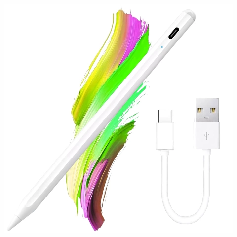 Rysik Alogy Stylus Pen Pencil dotykowy do ekranów telefonu tabletu do Apple iPad / iPhone Biały