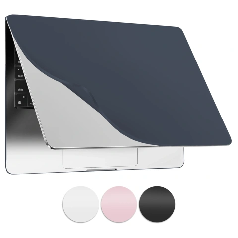 Etui do Apple Macbook Pro 16 2021-2025 (M1/M2/M3/M4) – elastyczna, matowa obudowa ochronna, lekka i odporna – Alogy AirGuard™ Granatowy