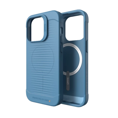 Gear4 Havana Snap - obudowa ochronna do iPhone 14 Pro kompatybilna z MagSafe (blue)