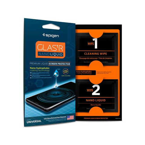Spigen Glas.tR Nano Liquid uniwersalne szkło 9H w płynie