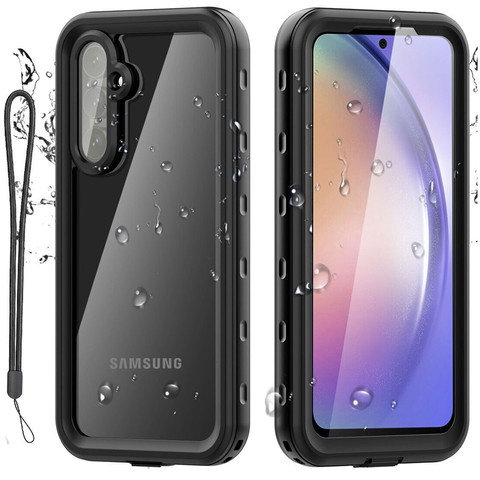 Etui do Samsung Galaxy A35 5G Pancerne wodoodporne IP68 360 Armor Case wbudowana szybka Alogy czarne