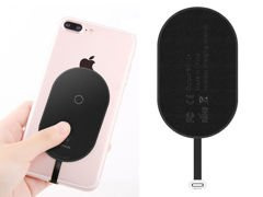 Baseus adapter QI cewka indukcja Lightning iPhone black