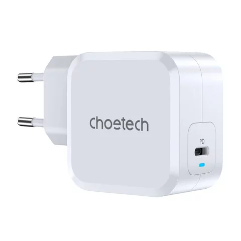 Ładowarka Choetech PD8007 USB-C PD 45W EU Biała