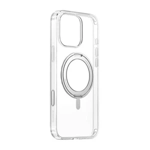 Etui Baseus SkyRing 360° do iPhone 16 Pro MagSafe + stojak (przezroczyste)