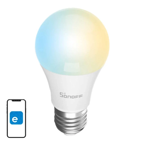ONOFF B02-B-A60 SMART ŻARÓWKA LED E27 806LM WiFi, Energooszczędna Biała