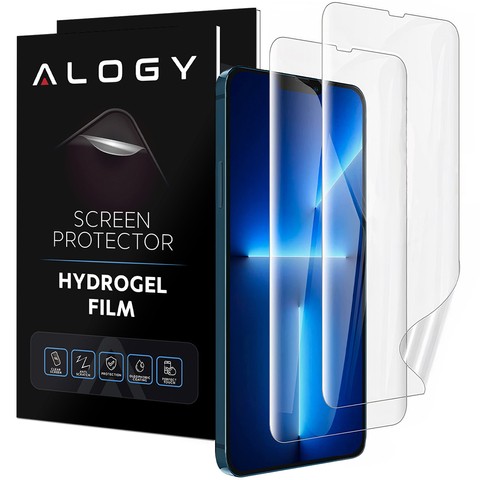 2x Folia Hydrożelowa Alogy Hydrogel Film ochronna powłoka na telefon do Apple iPhone 12 Pro