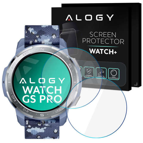 2x Szkło hartowane Alogy na ekran 9H do Huawei / Honor Watch GS Pro