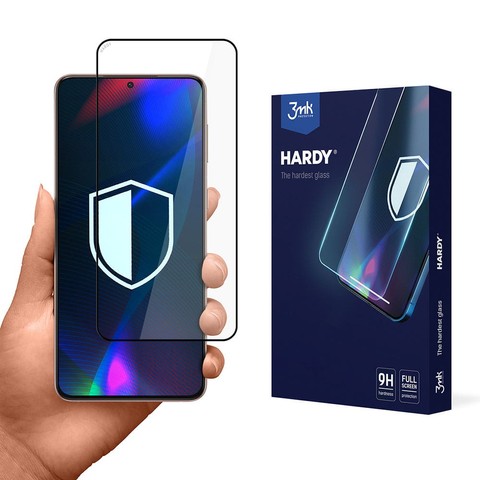 3mk Szkło hartowane ochronne do etui Hardy 9H do Samsung Galaxy S21 Czarne
