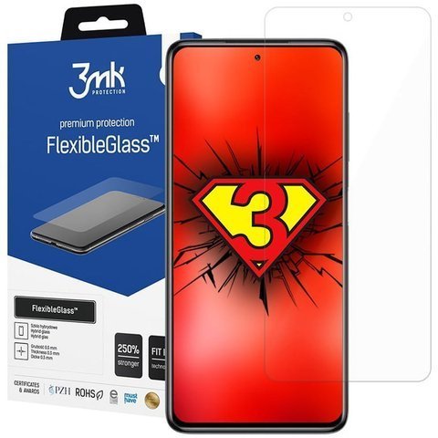 3mk Szkło hybrydowe Flexible Glass 7H do Xiaomi Poco F3 5G