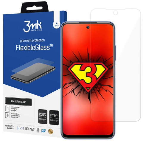 3mk Szkło hybrydowe ochronne Flexible Glass 7H do Xiaomi Redmi 10