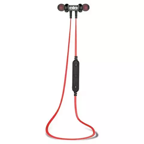 AWEI słuchawki sportowe Bluetooth B923BL czerwony/red magnetyczne