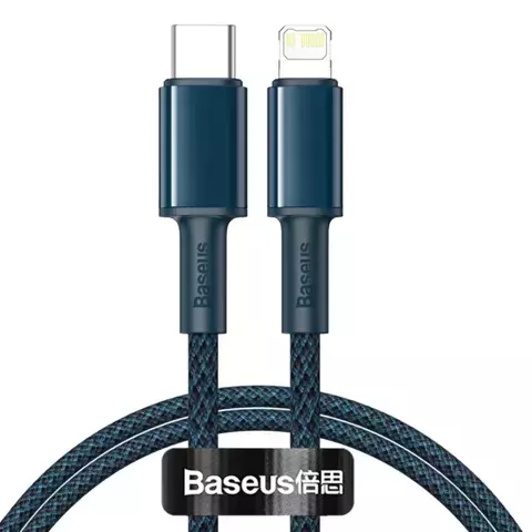 BASEUS Kabel USB-C do Lightning PD 20W 1m Niebieski