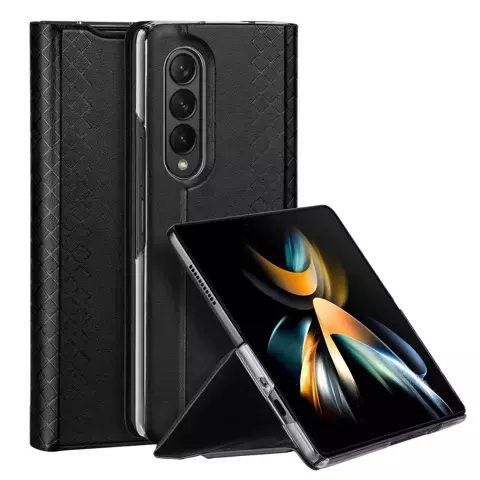 Dux Ducis Bril etui Samsung Galaxy Z Fold4 z klapką portfel podstawka czarny