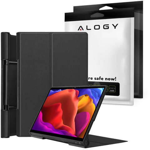 Etui Alogy Book Cover Case do Lenovo Yoga Tab 13" YT-K606F, YT-K606L Czarny