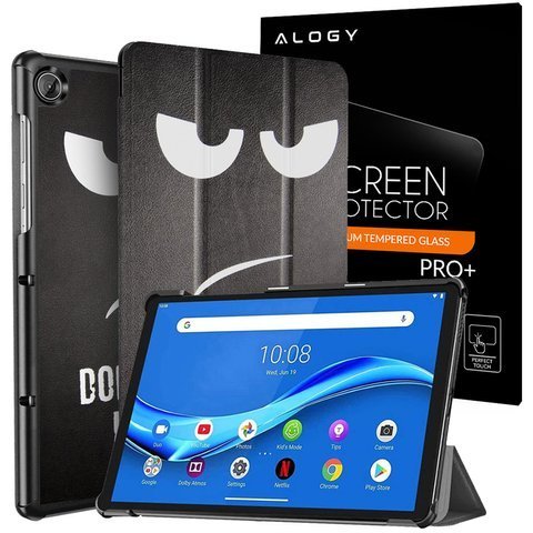 Etui Alogy Book Cover do Huawei Matepad T10/T10s Don't Touch My Pad + Szkło