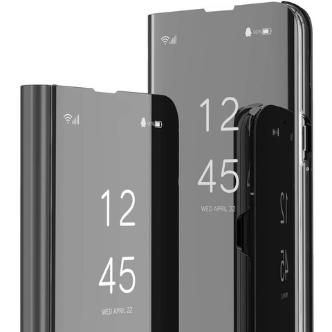 Etui Alogy Smart Clear View Cover z klapką do Huawei P30 Pro Czarne