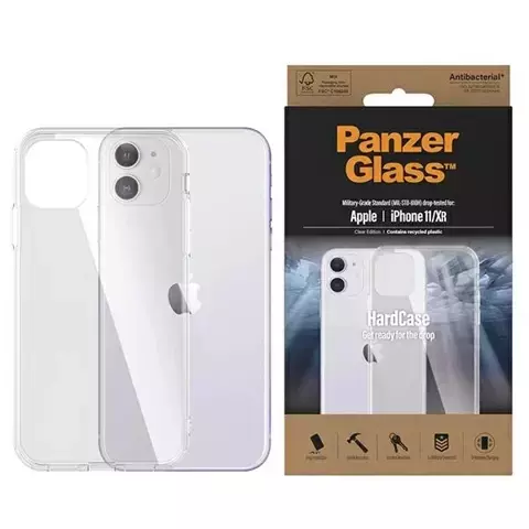 Etui PanzerGlass ClearCase do iPhone 11/Xr Antibacterial Military grade clear 0426
