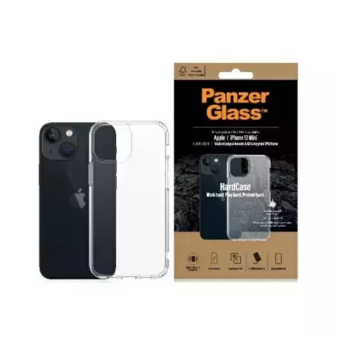 Etui PanzerGlass HardCase do iPhone 13 Mini 5,4" Antibacterial Military grade clear 0315