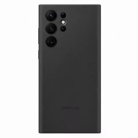Etui Samsung EF-PS908TB do Samsung Galaxy S22 Ultra S908 czarny/black Silicone Cover