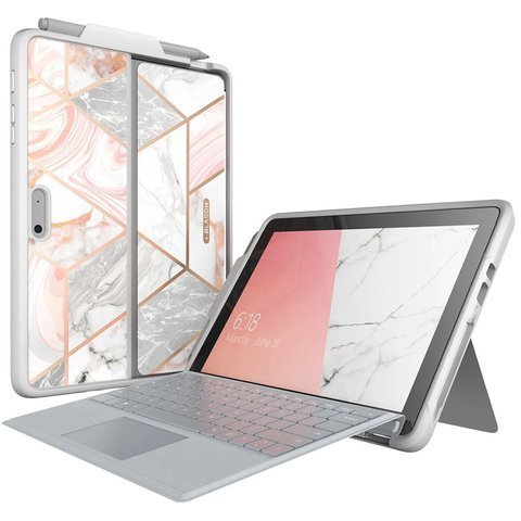 Etui Supcase Cosmo do Microsoft Surface Go Marble Pink
