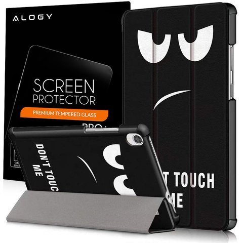Etui na tablet Alogy Book Cover do Lenovo Tab M8 TB-8505 Don't Touch My Pad + Szkło