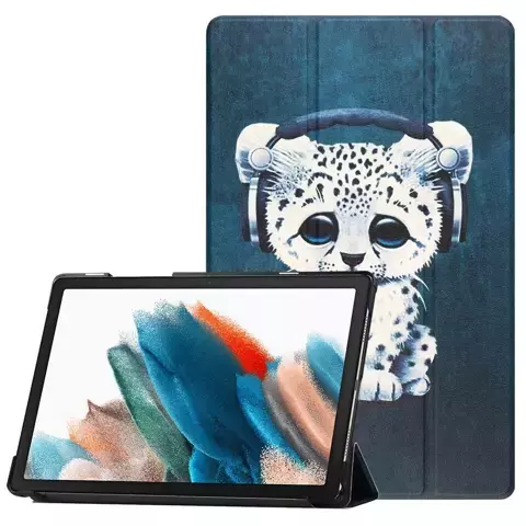 Etui na tablet Smartcase do Samsung Galaxy Tab A8 10.5 X200 / X205 Sad Cat