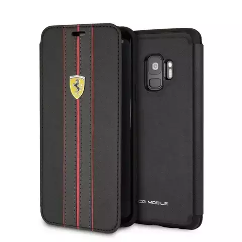 Etui na telefon Ferrari Hardcase do Samsung Galaxy S9 czarny/black Urban