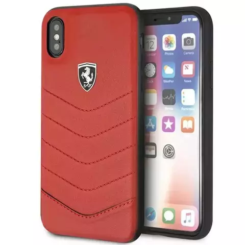 Etui na telefon Ferrari Hardcase iPhone X/Xs czerwony/red 