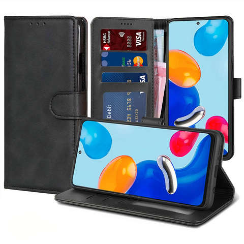 Etui na telefon Wallet portfel do Xiaomi Redmi Note 12 5G / Poco X5 5G Black