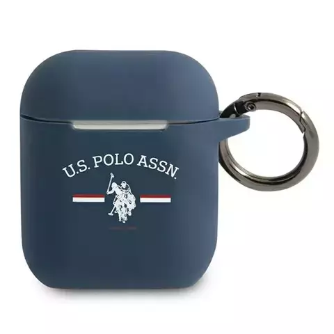 Etui ochronne na słuchawki US Polo do Apple AirPods granatowy