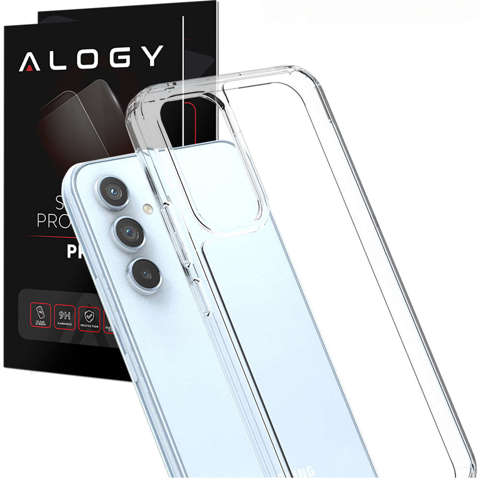 Etui ochronne obudowa Alogy Hybrid Clear Case Super do Samsung Galaxy A54 5G Przezroczyste + Szkło