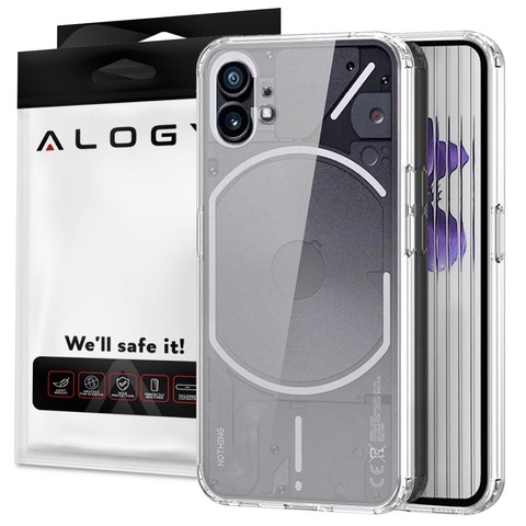 Etui ochronne obudowa pokrowiec Alogy Hybrid Clear Case do Nothing Phone 1 Przezroczyste