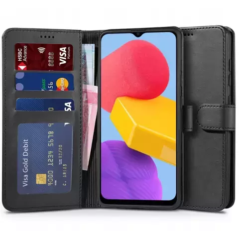 Etui ochronne portfel Wallet z klapką do Samsung Galaxy M13 Black
