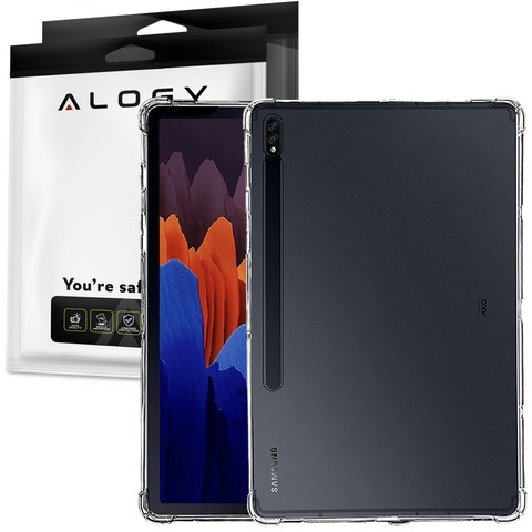 Etui pancerne ShockProof Alogy Case do Samsung Galaxy Tab S7 Plus/ S8 Plus 12.4 T970 / T976B / X800 / X806 Clear