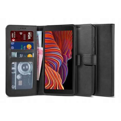 Etui portfel z klapką Wallet ”2” do Samsung Galaxy Xcover 5 Black