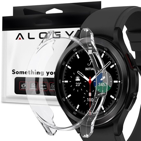 Etui silikonowe Alogy case do Samsung Galaxy Watch 4 Classic 42mm Przezroczyste