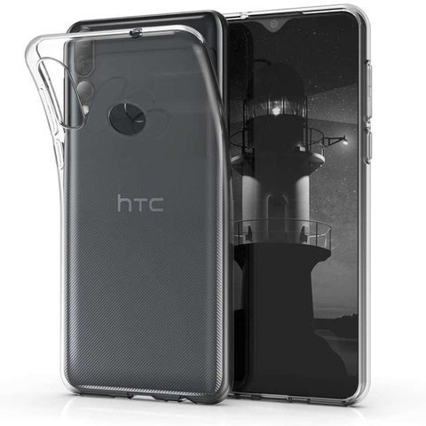 Etui silikonowe Alogy obudowa case do HTC Desire 19+ przezroczyste